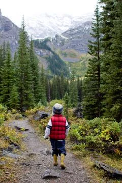 Boy in nature Stock Photos