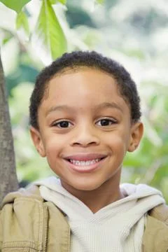 Boy outdoors Stock Photos