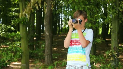 Boy this photo Stock Footage 11275653