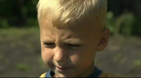 Boy playing Stock Footage 11817178