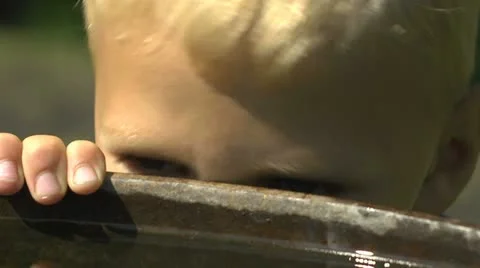 Boy playing Stock Footage 11817461