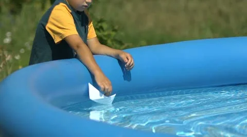Boy playing Stock Footage 11817647