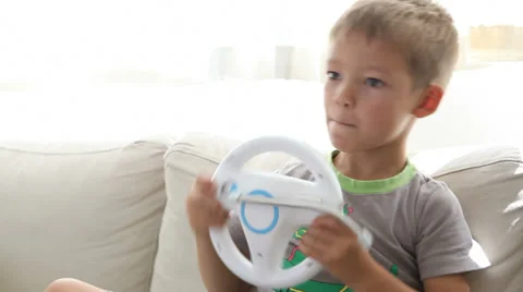 Boy playing Stock Footage 30836903