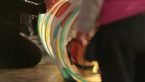 Boy playing Stock Footage 77053220