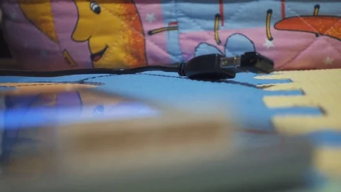 Boy playing with Lego blocks Stock-Footage 73057434