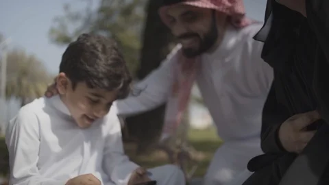 Boy playing with mobile. Stock Footage 108255139