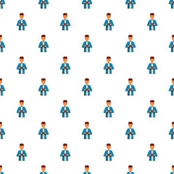 Boy playing mobile game seamless pattern background 스톡 일러스트