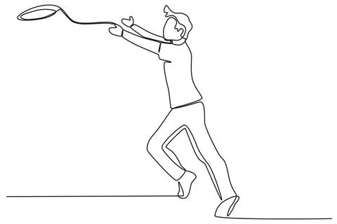 A boy playing in the park Stock Illustration