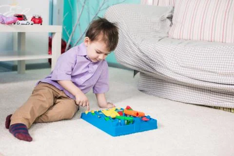 Boy playing Stock Photos