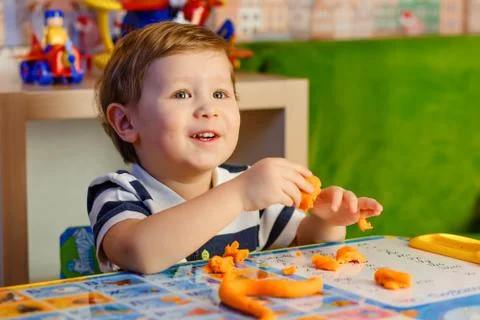 Boy playing Stock Photos