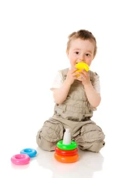 Boy Playing Stock Photos