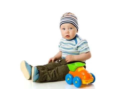 Boy playing Stock Photos