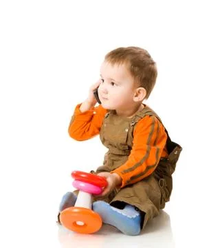 Boy playing Stock Photos