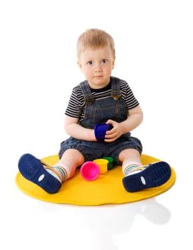 Boy playing Stock Photos