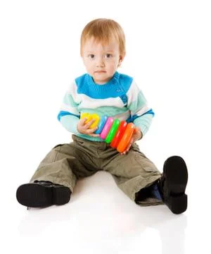 Boy playing Stock Photos