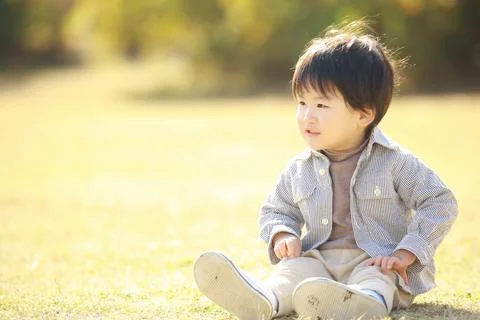 Boy playing Stock Photos