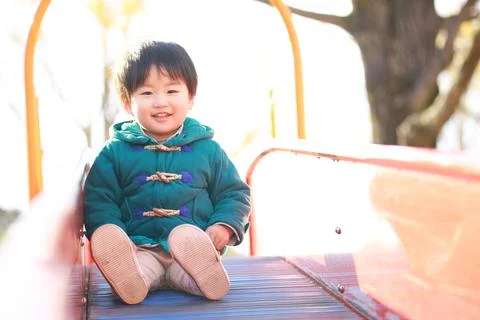 Boy playing Stock Photos