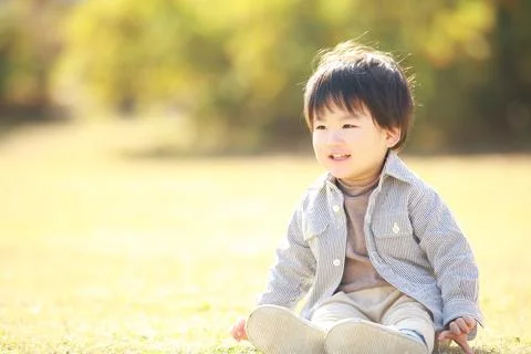Boy playing Stock Photos