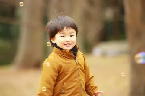 Boy playing Stock Photos