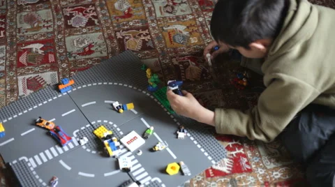 Boy plays Video stock 5329749