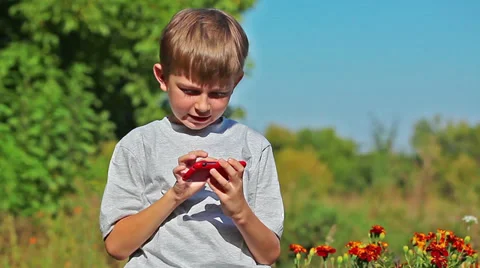 A boy plays Stock Footage 34251050