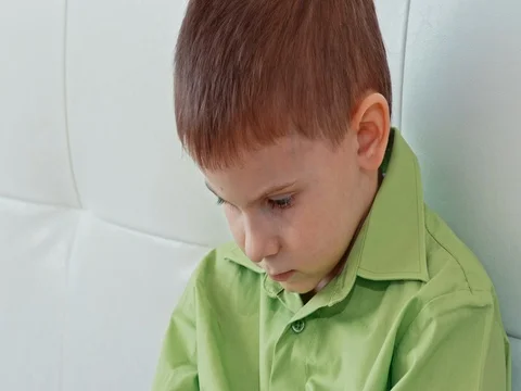 A boy plays on the tablet. Slow motion 動画素材 73774817