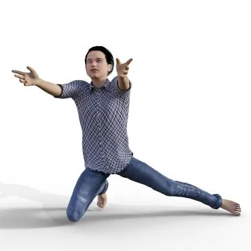 Boy Pleading Stock Illustration