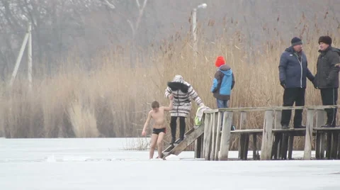 Boy plunges into a hole Stock Footage 60563612