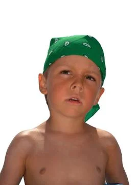 Boy portrait isolated Stock Photos