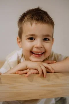 A boy portrait view Stock Photos