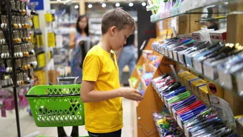 Boy preparing to school Stock Footage 135988454