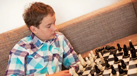 Boy receding Stock Footage 37028865