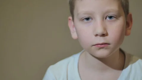 Boy with red pepper. Slow motion. Stock-Footage 73717348