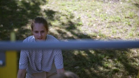 Boy riding a roller coaster. Video stock 92455321