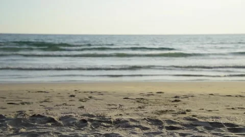 Boy run on the beach Stock Footage 56958281