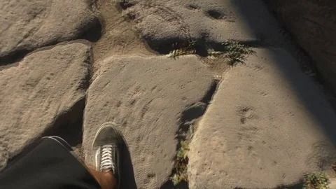 Boy Running in Black Shoes Video stock 81062545