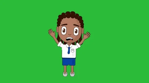 Boy Scared Animation Character Talking H... | Stock Video | Pond5