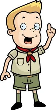 Boy Scout Idea Stock Illustration