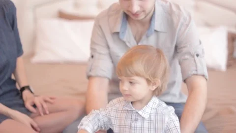 The boy in the shirt large Stock Footage