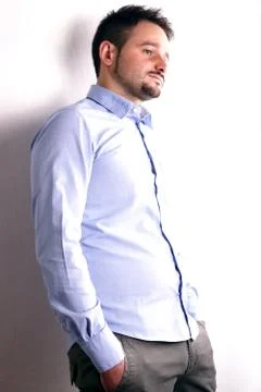 Boy with shirt Stock Photos