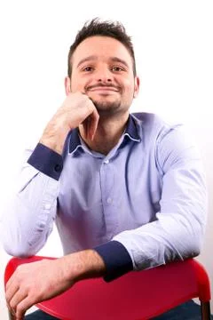 Boy with shirt Stock Photos