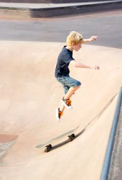 Boy skateboarder Stock Photos