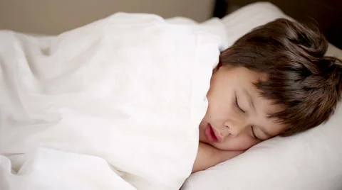 Boy sleeping Stock Footage 45788859