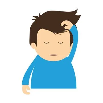 Boy sleeping icon. resting and sleep design. Vector graphic イラスト素材