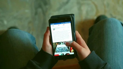 Boy with smartphone Stock Footage 88459701