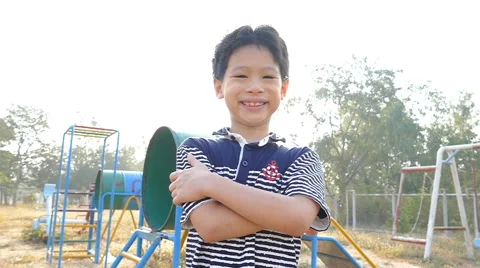 Boy Smiling And Look at camera Stock Footage 61947779