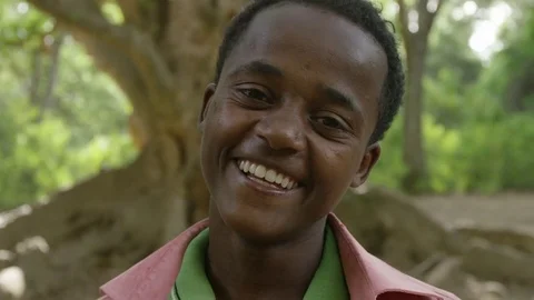 Boy smiling Ethiopia Stock Footage 79664226
