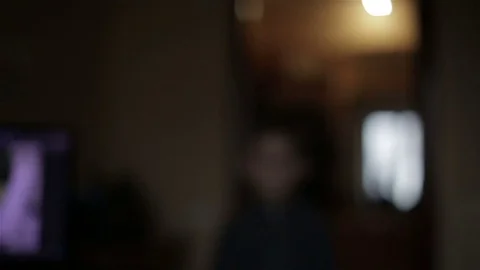 Boy smiling without teeth Stock Footage 69910372