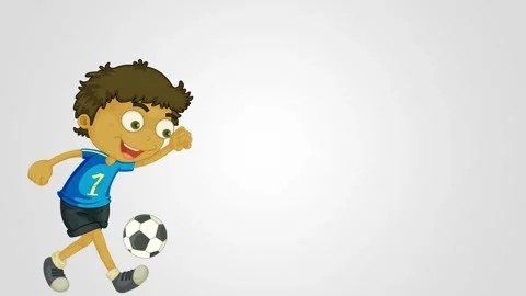 Boy with soccer ball Stock Footage 279135719