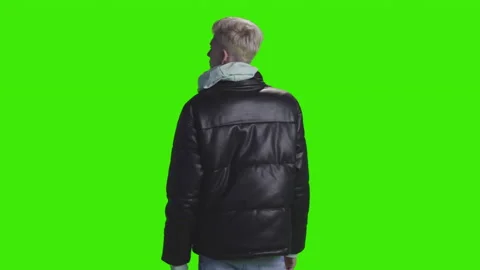 Boy standing silently Video stock 172932395